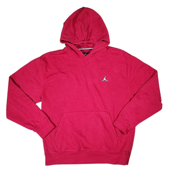 Nike Air Jordan Pullover Hoodie Red Size Med - Picture 2 of 8